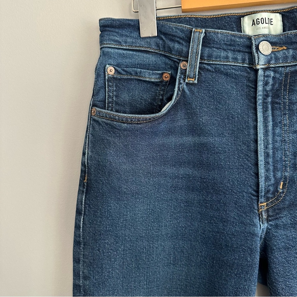 AGOLDE Kye Mid Rise Straight Ankle Jeans Size 28 - Picture 9 of 15